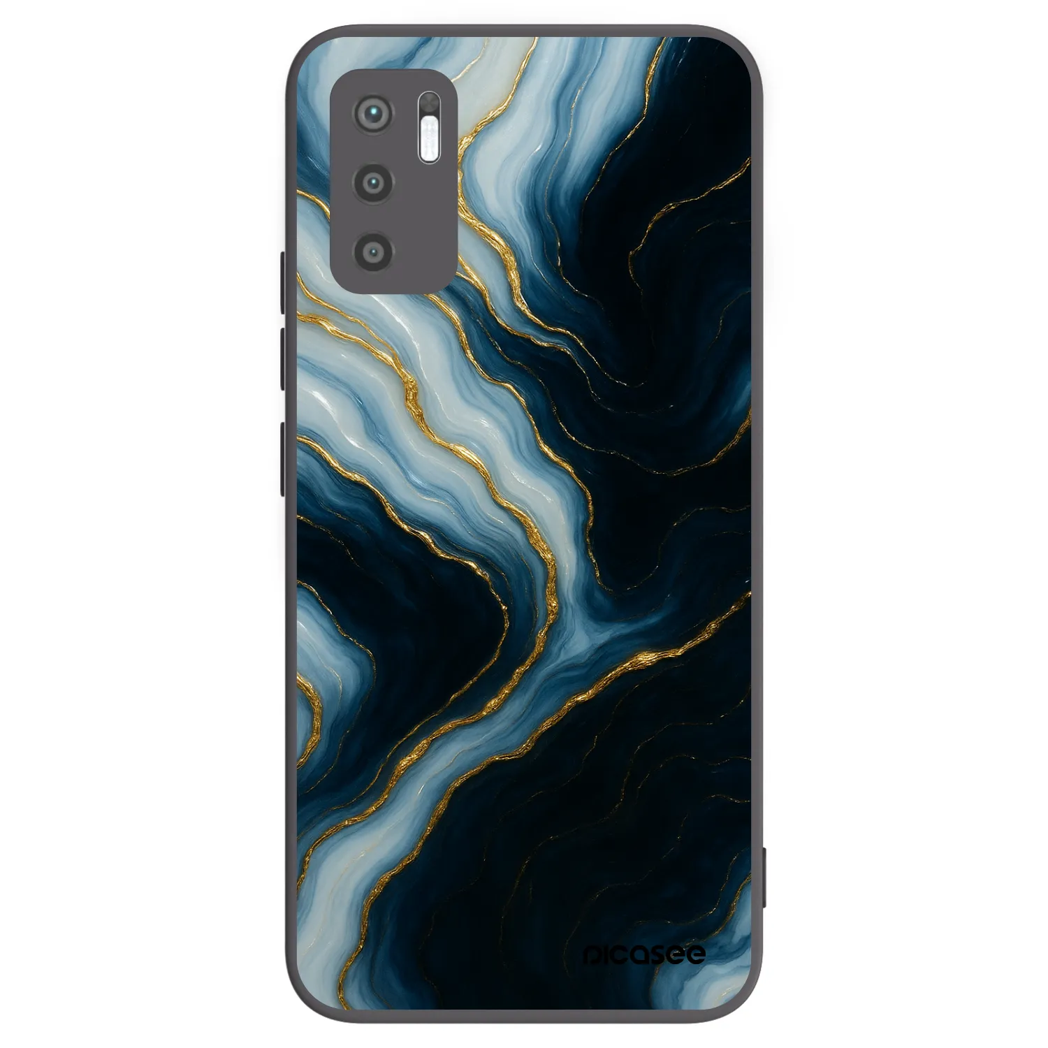 Picasee silikónový čierny obal pre Xiaomi Redmi Note 10 5G - Luna