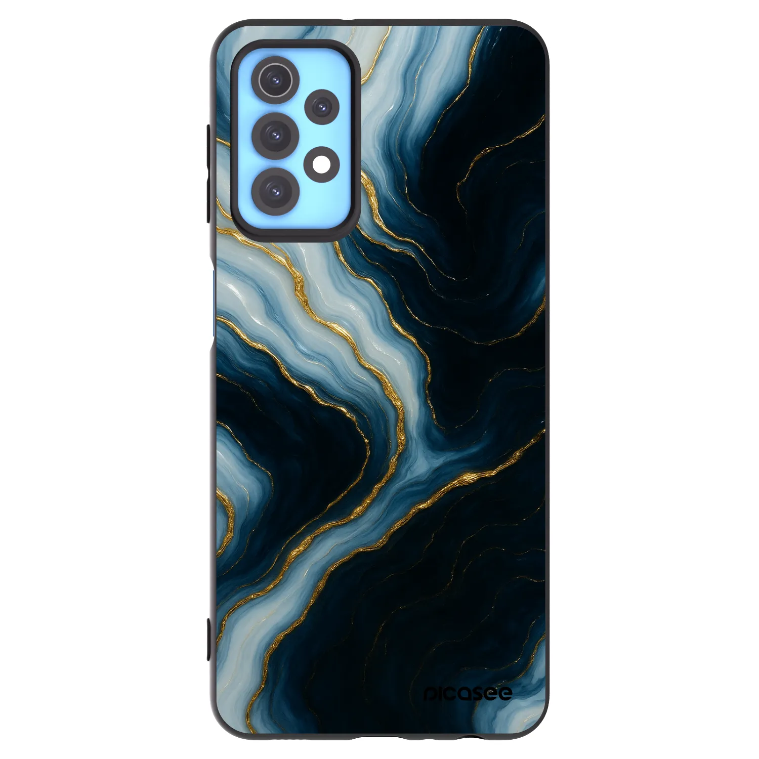 Picasee silikónový čierny obal pre Samsung Galaxy A32 4G SM-A325F - Luna