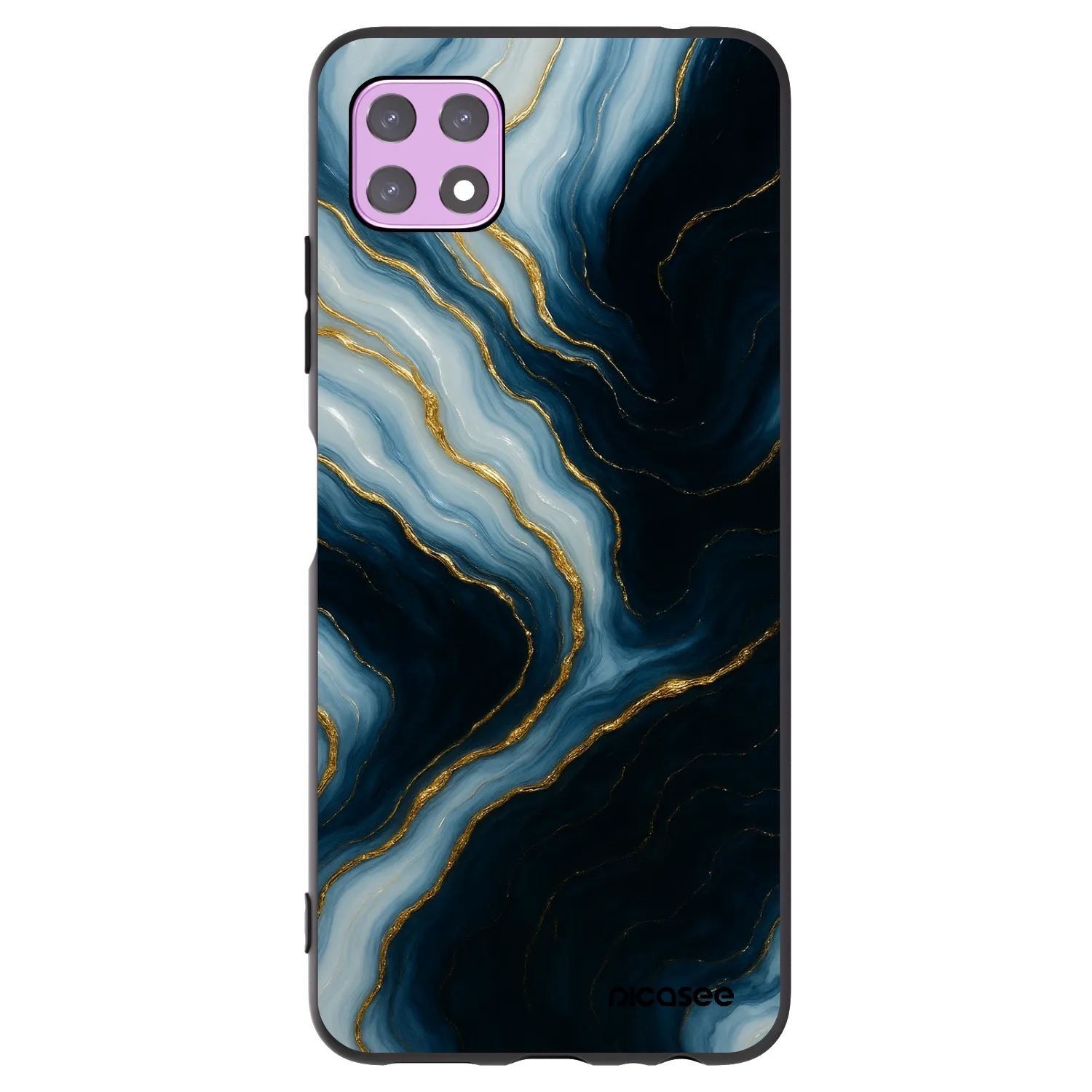 Picasee silikónový čierny obal pre Samsung Galaxy A22 A226B 5G - Luna