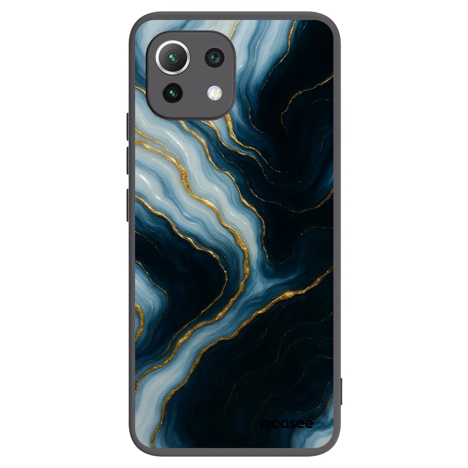Picasee silikónový čierny obal pre Xiaomi 11 Lite 5G NE - Luna
