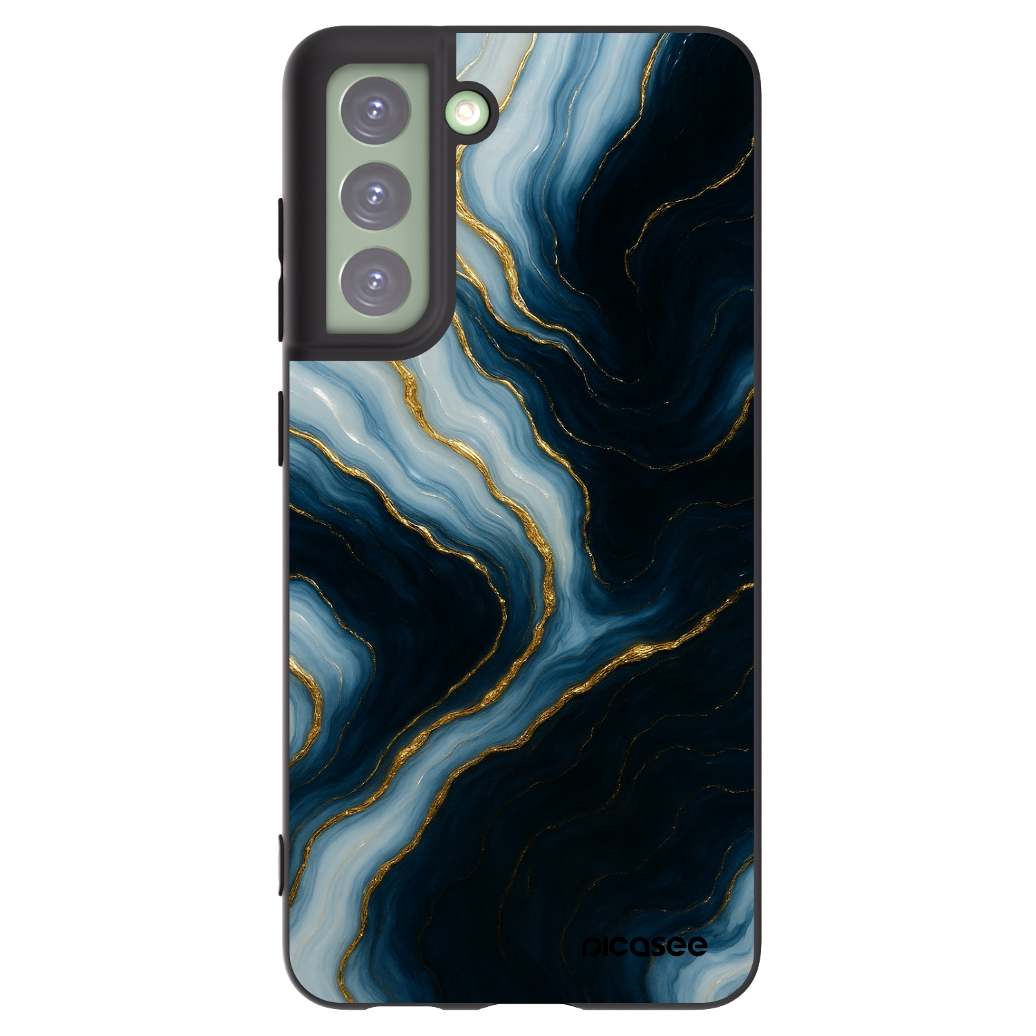 Picasee silikónový čierny obal pre Samsung Galaxy S21 FE 5G - Luna