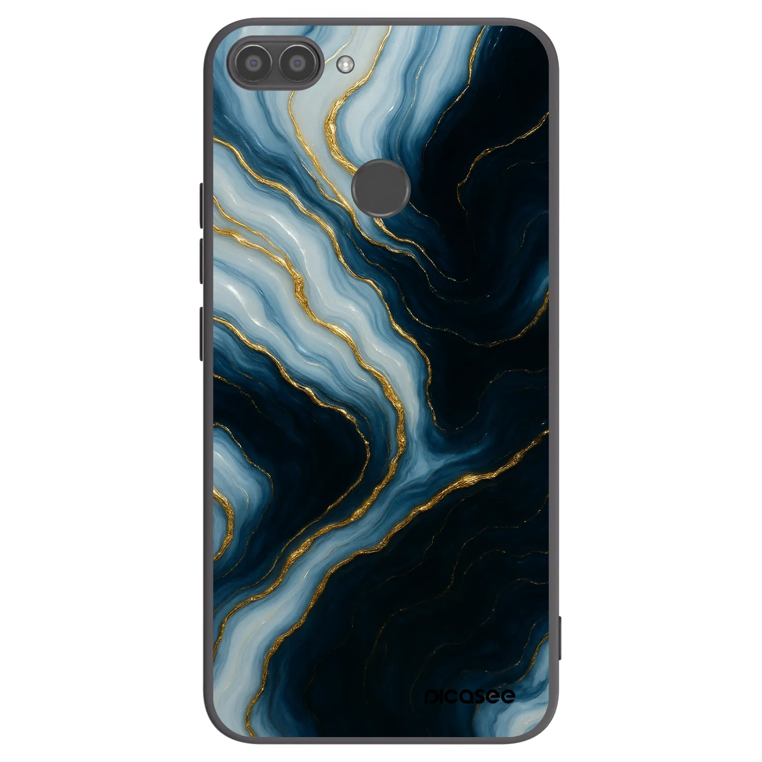 Picasee silikónový čierny obal pre Huawei P Smart - Luna