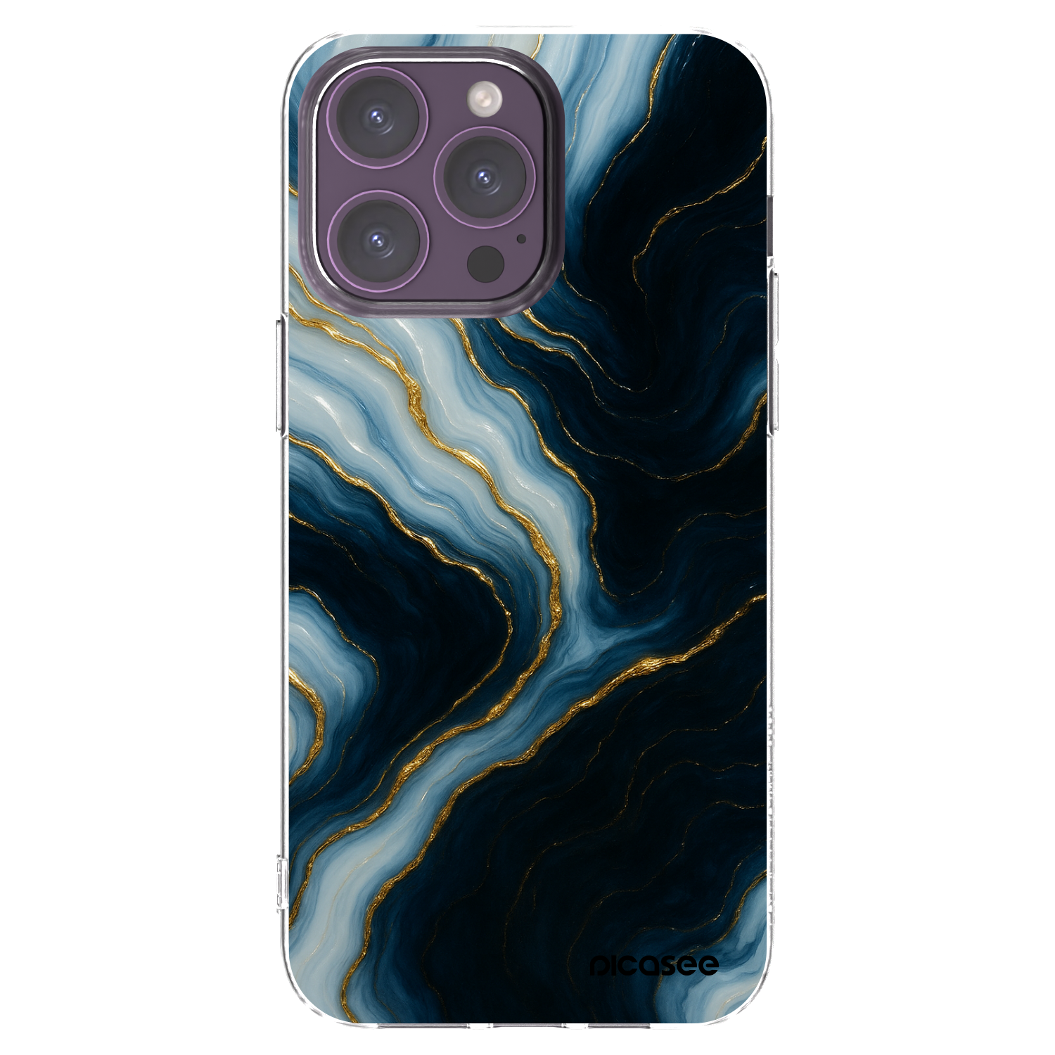 Picasee silikónový prehľadný obal pre Apple iPhone 14 Pro Max - Luna