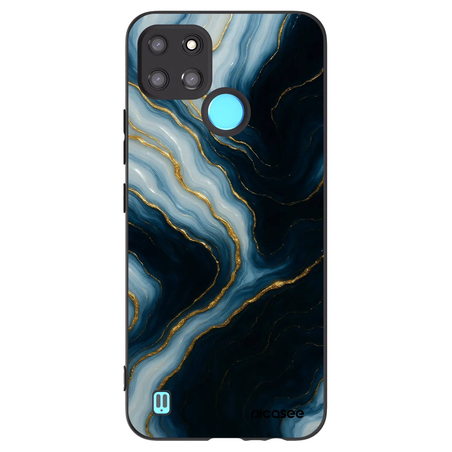 Picasee silikónový čierny obal pre Realme C21Y - Luna