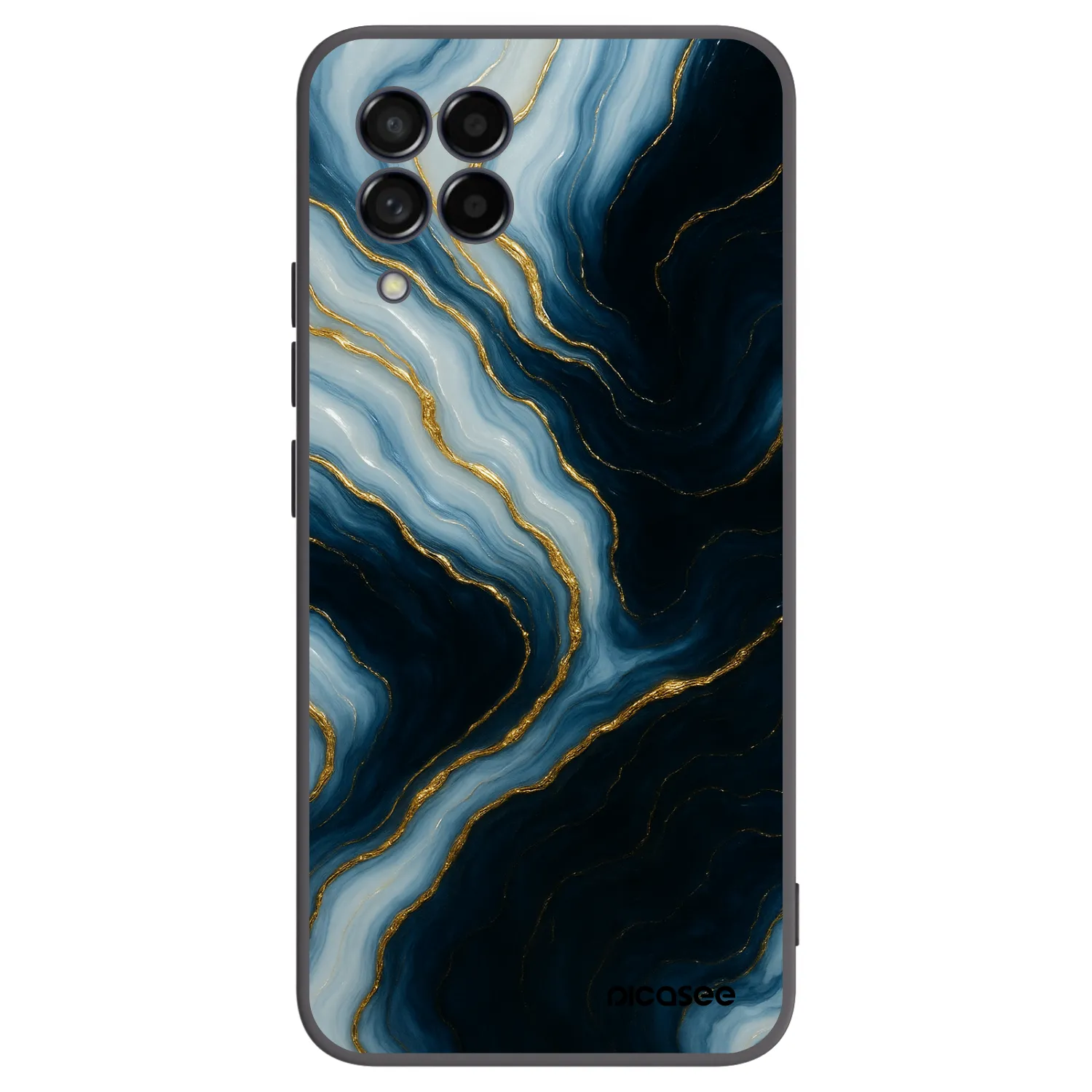 Picasee silikónový čierny obal pre Samsung Galaxy M53 5G - Luna