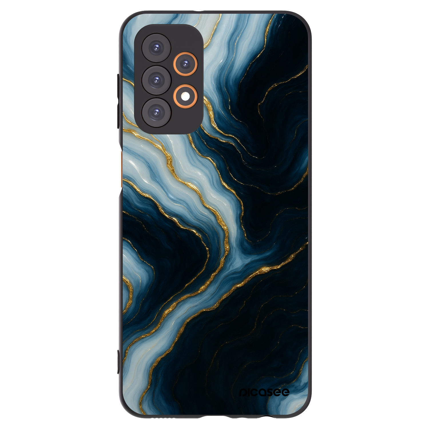 Picasee silikónový čierny obal pre Samsung Galaxy A23 A236B 5G - Luna