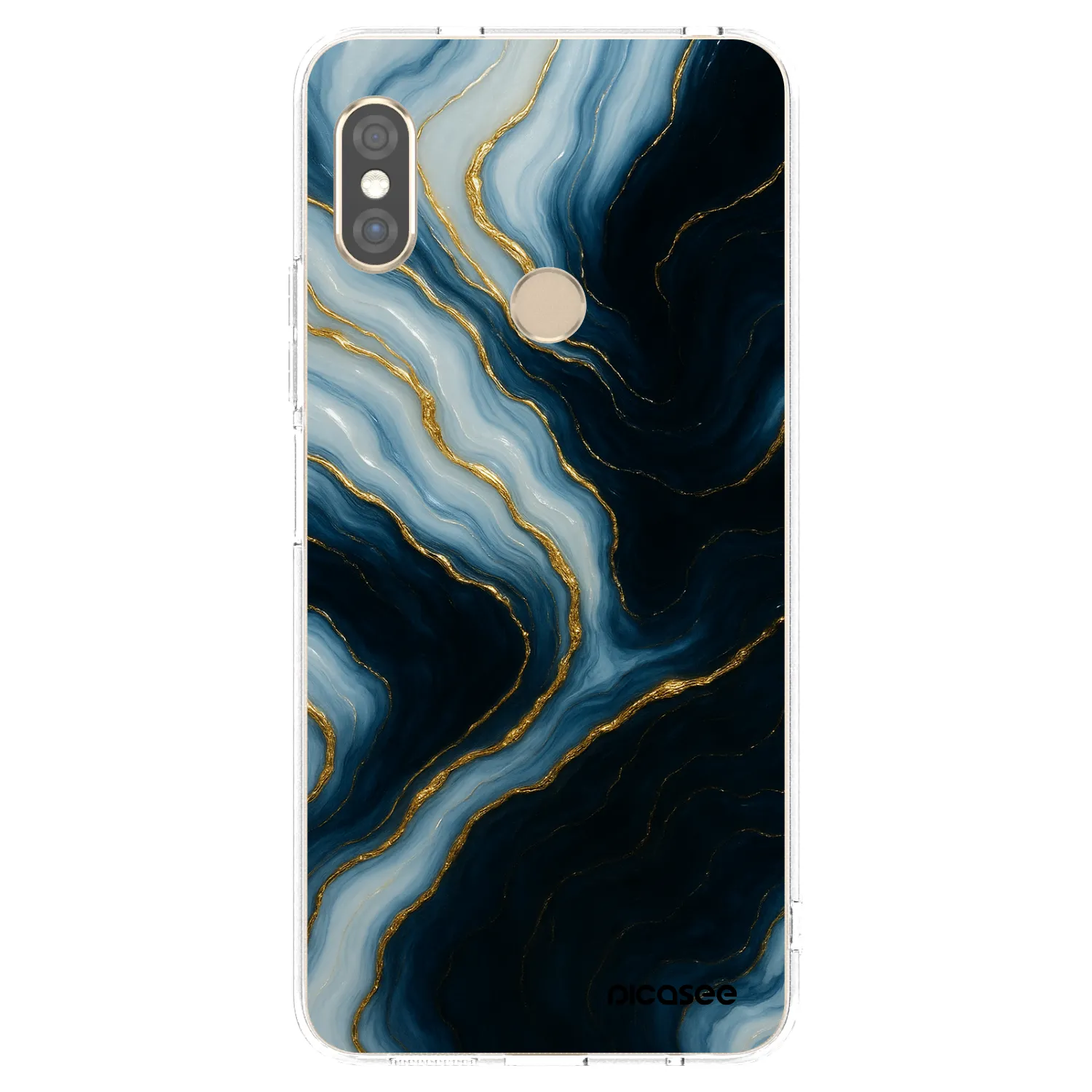 Picasee silikónový prehľadný obal pre Xiaomi Redmi Note 5 Global - Luna