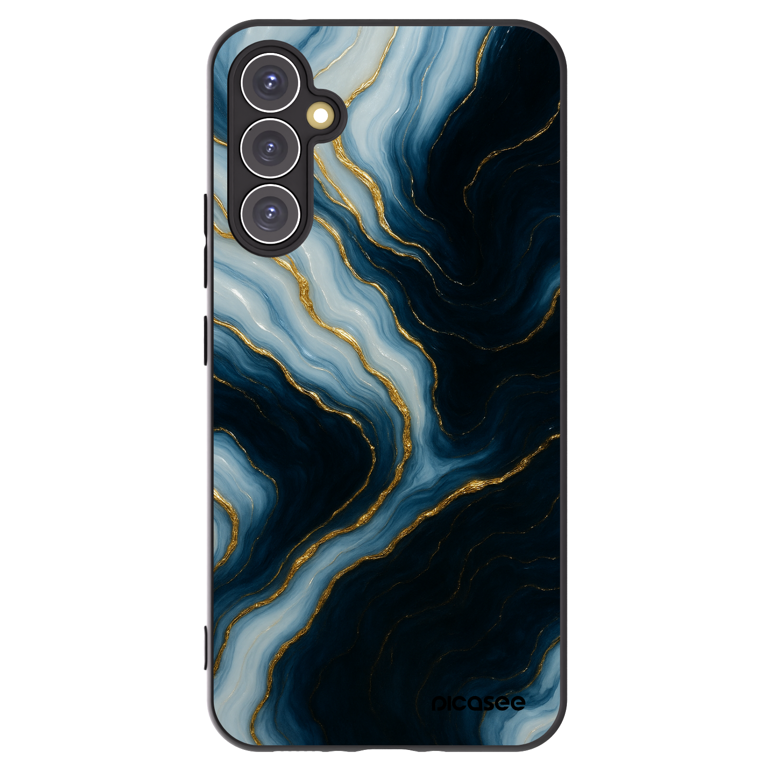 Picasee silikónový čierny obal pre Samsung Galaxy A34 5G A346B - Luna