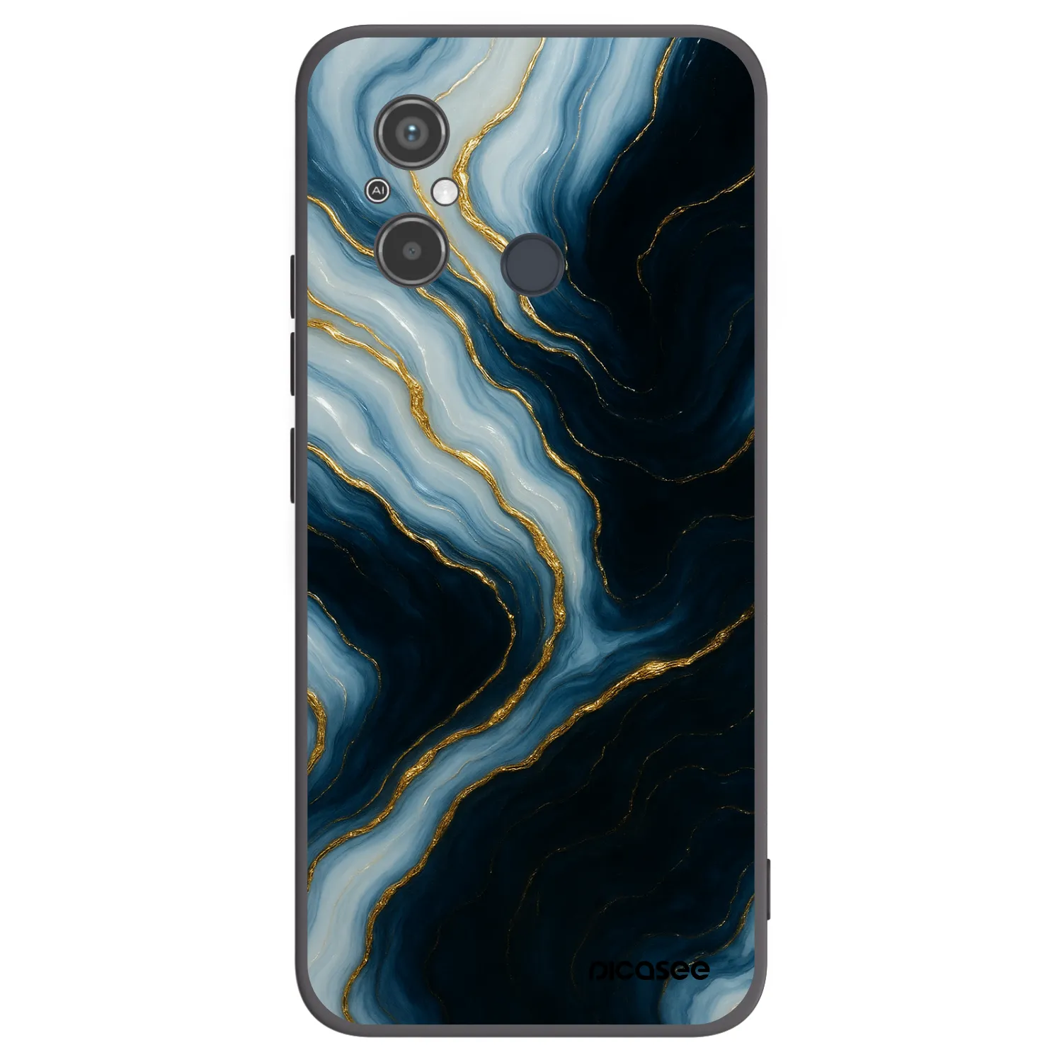 Picasee silikónový čierny obal pre Xiaomi Redmi 12C - Luna
