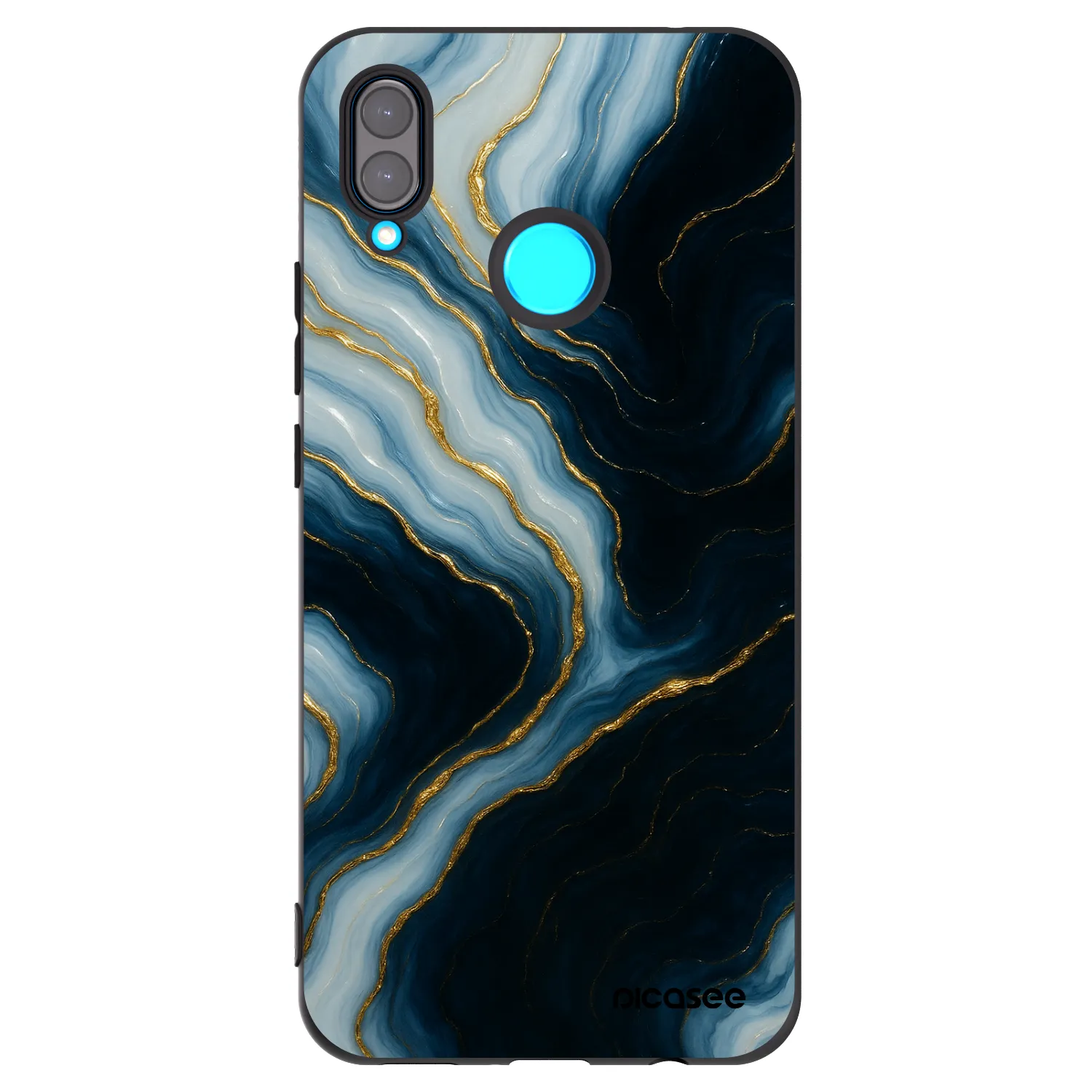 Picasee silikónový čierny obal pre Huawei Nova 3 - Luna