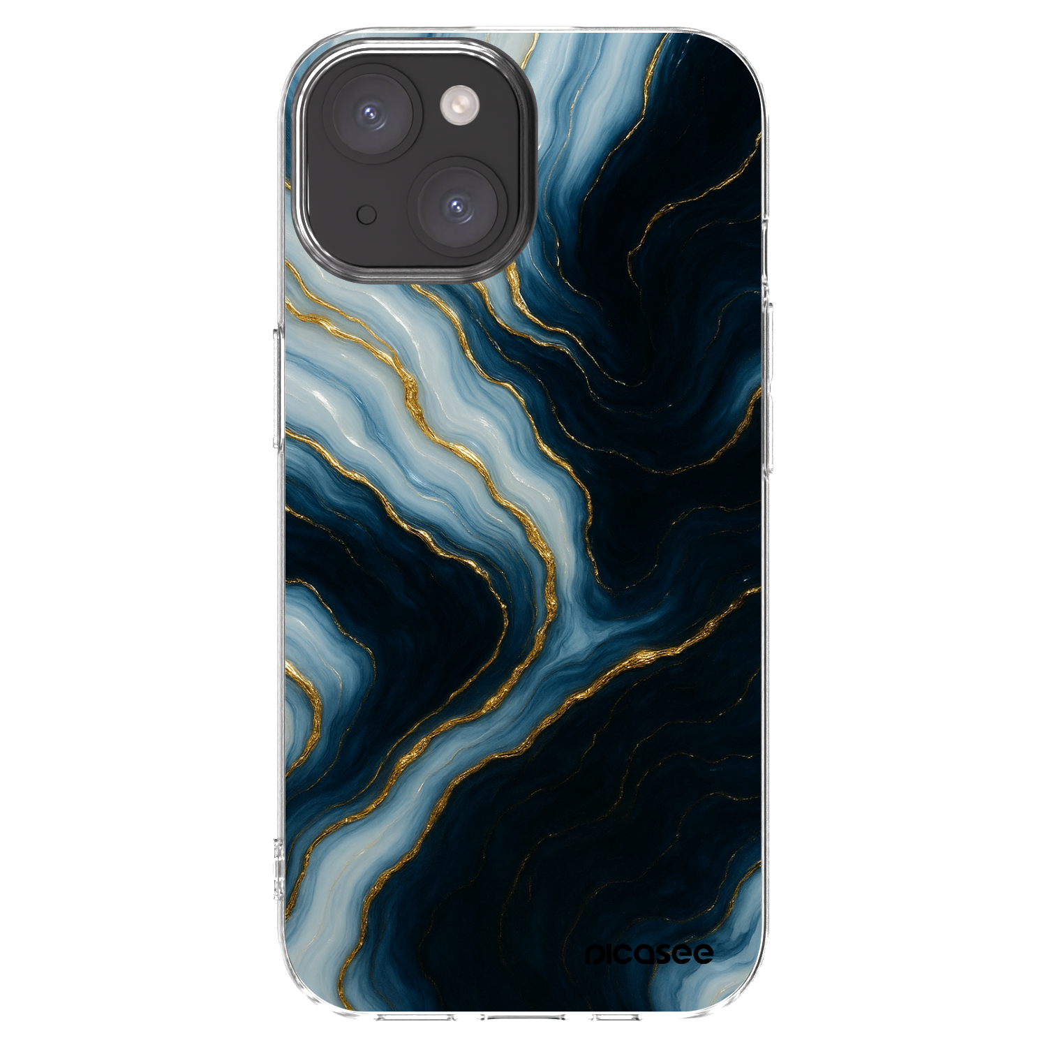 Silikónový prehľadný obal pre Apple iPhone 15 - Luna