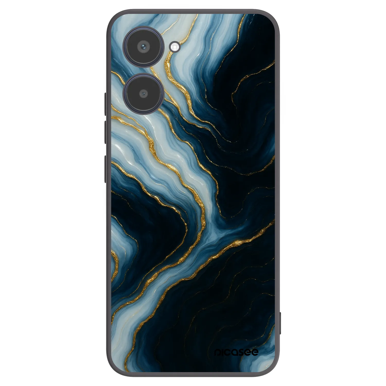 Picasee silikónový čierny obal pre Realme 10 4G - Luna