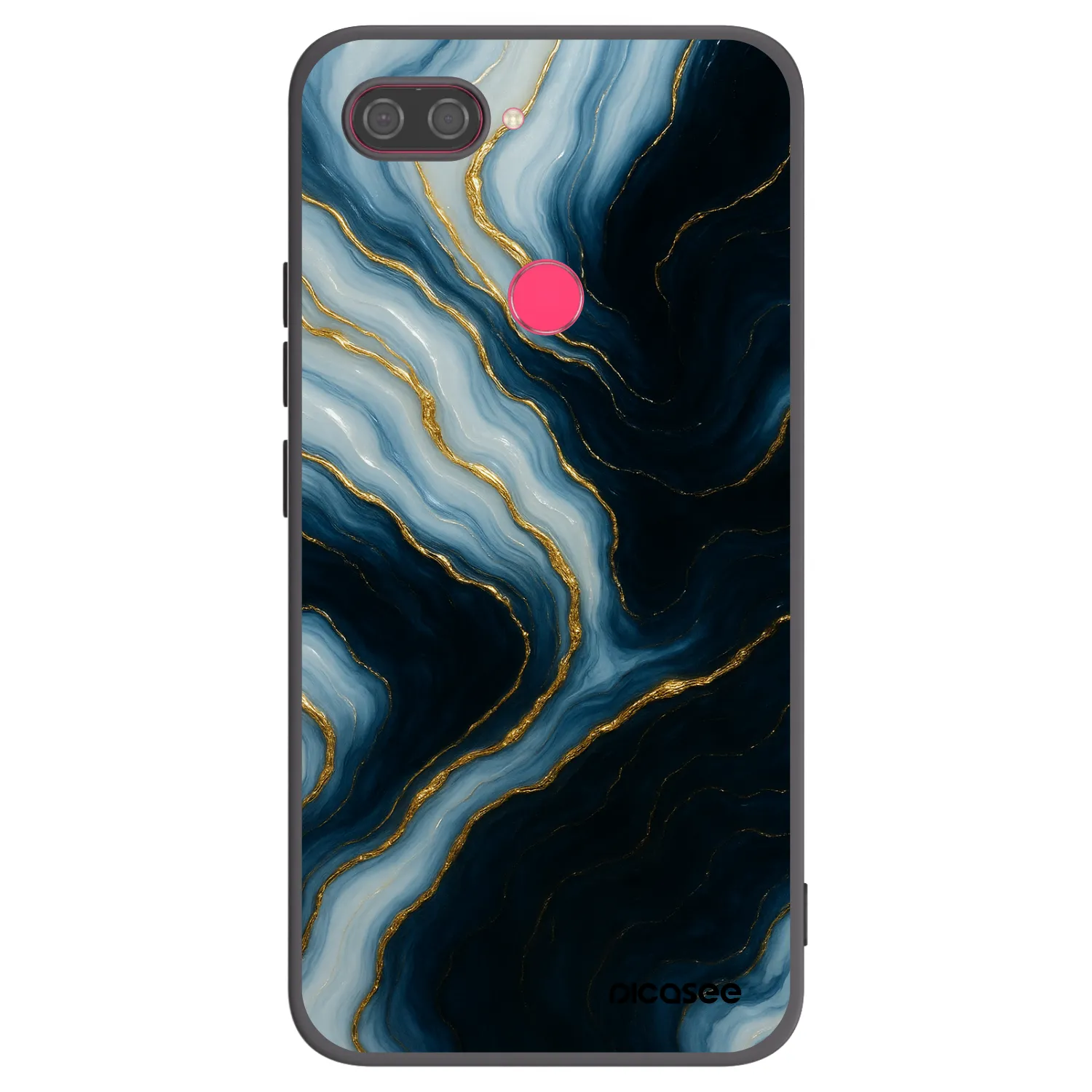 Picasee silikónový čierny obal pre Xiaomi Mi 8 Lite - Luna