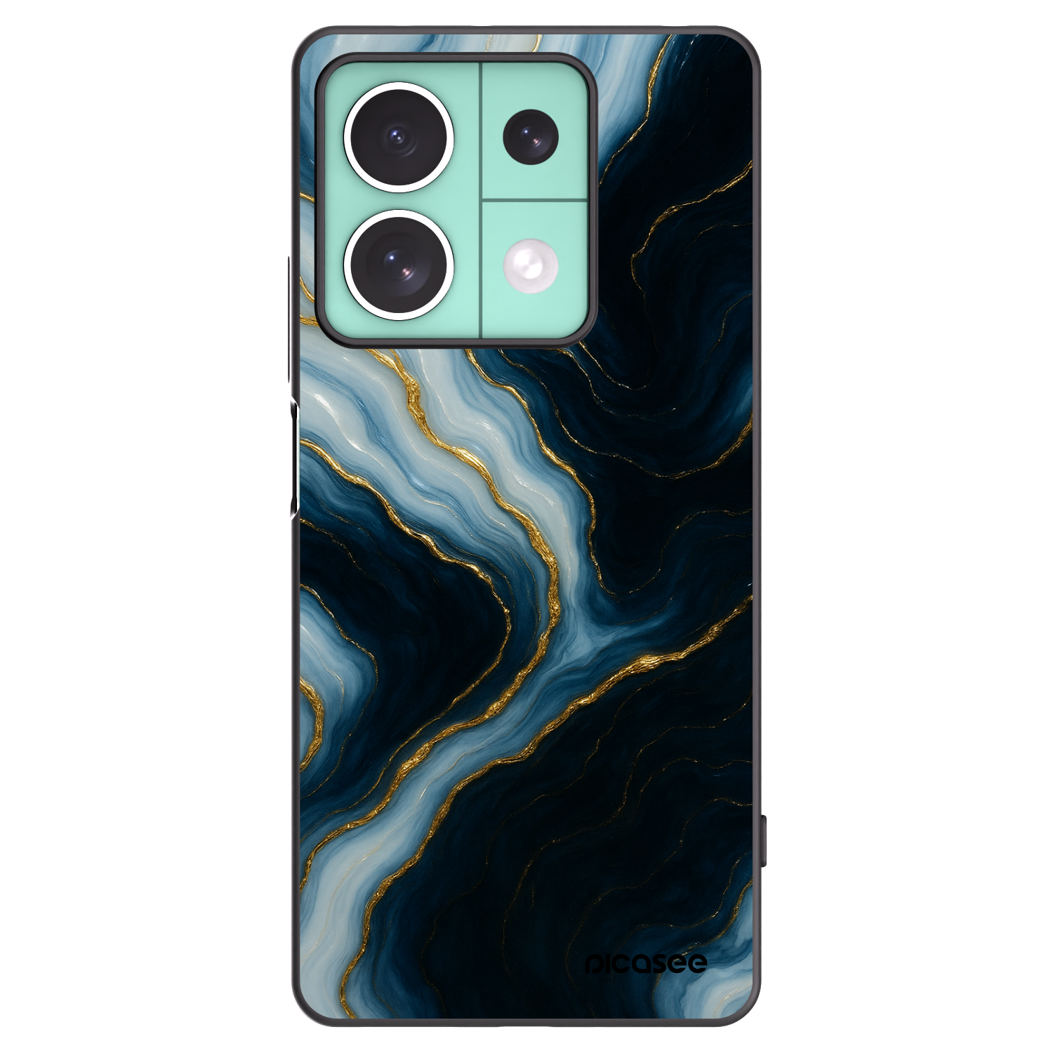 Picasee silikónový čierny obal pre Xiaomi Redmi Note 13 5G - Luna