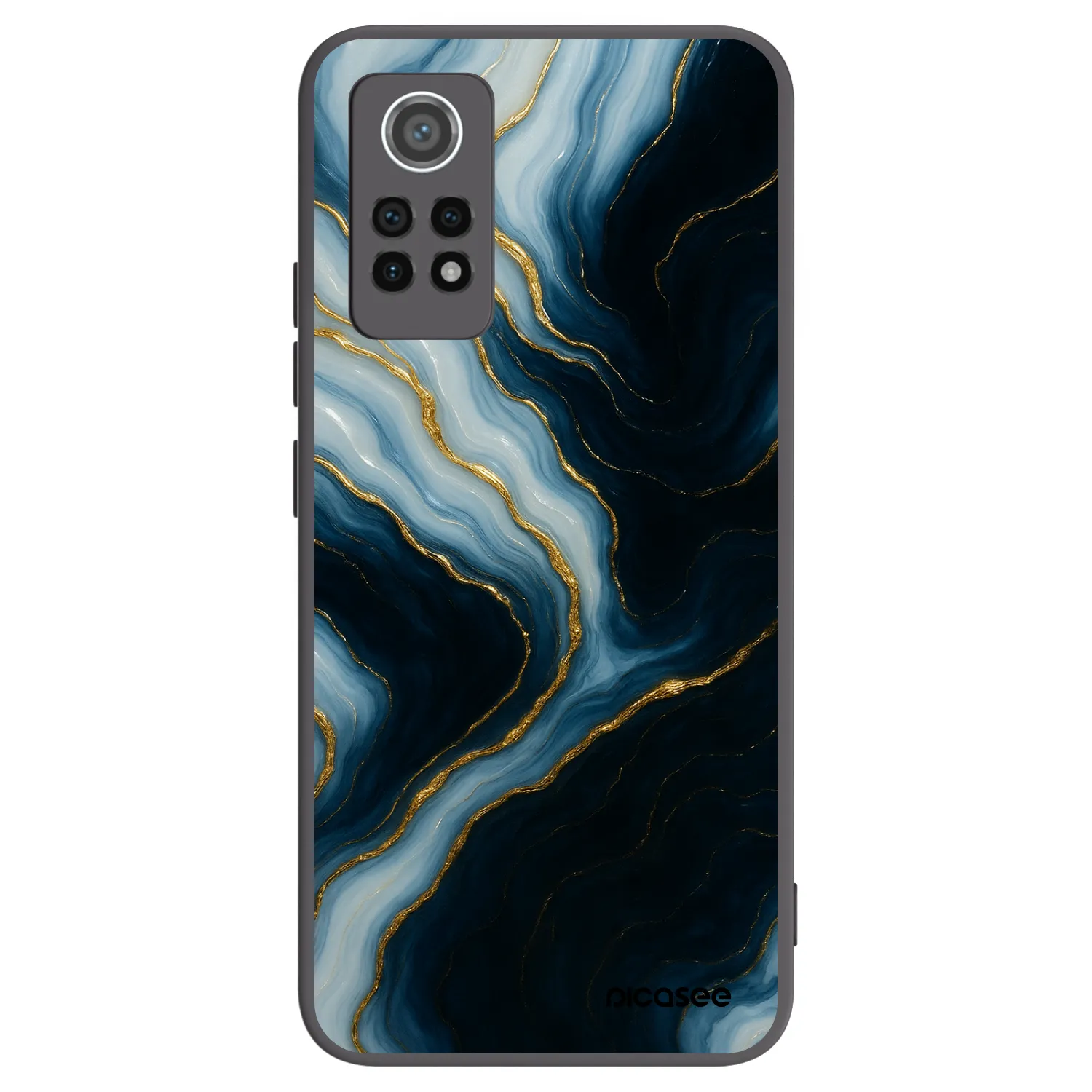 Picasee silikónový čierny obal pre Xiaomi Redmi Note 12 Pro 4G - Luna
