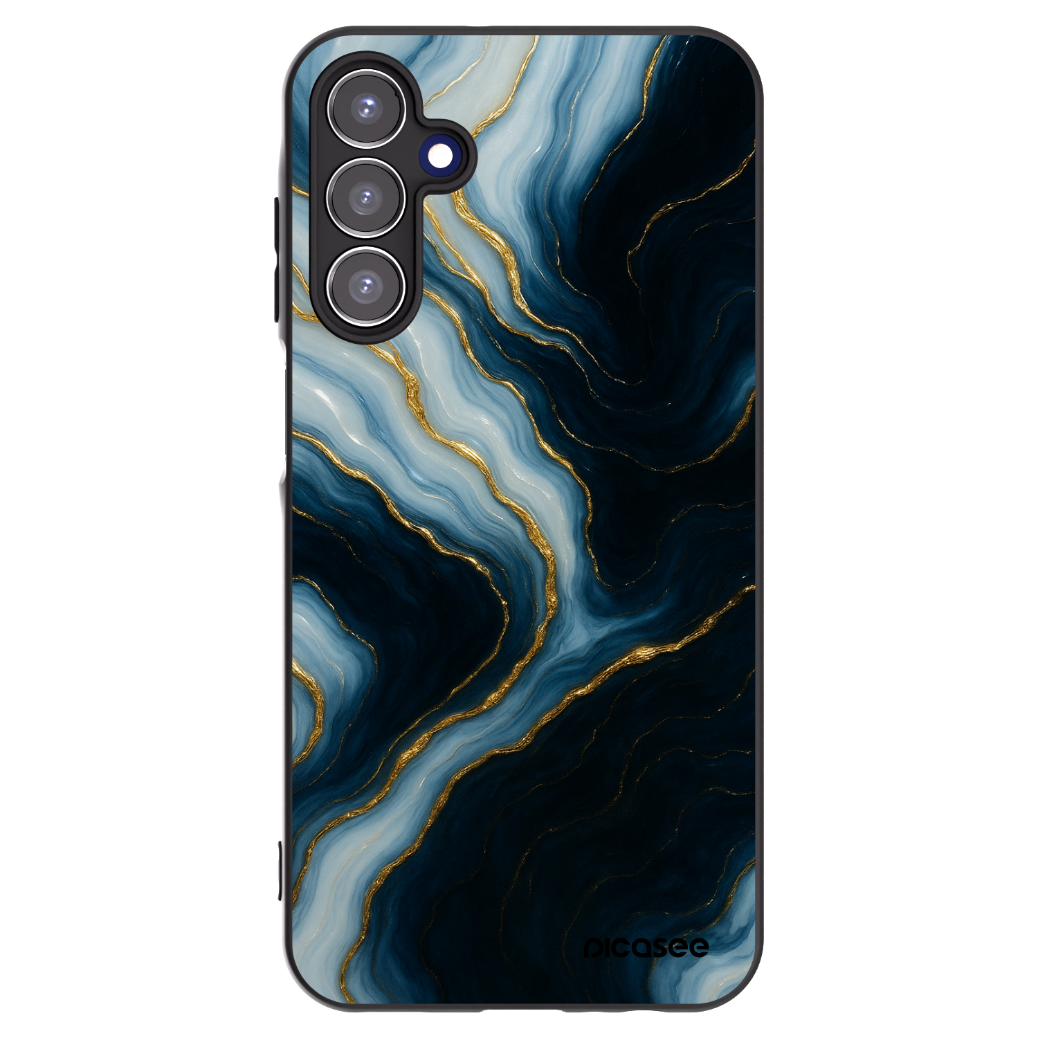 Picasee silikónový čierny obal pre Samsung Galaxy A15 A155F 4G - Luna