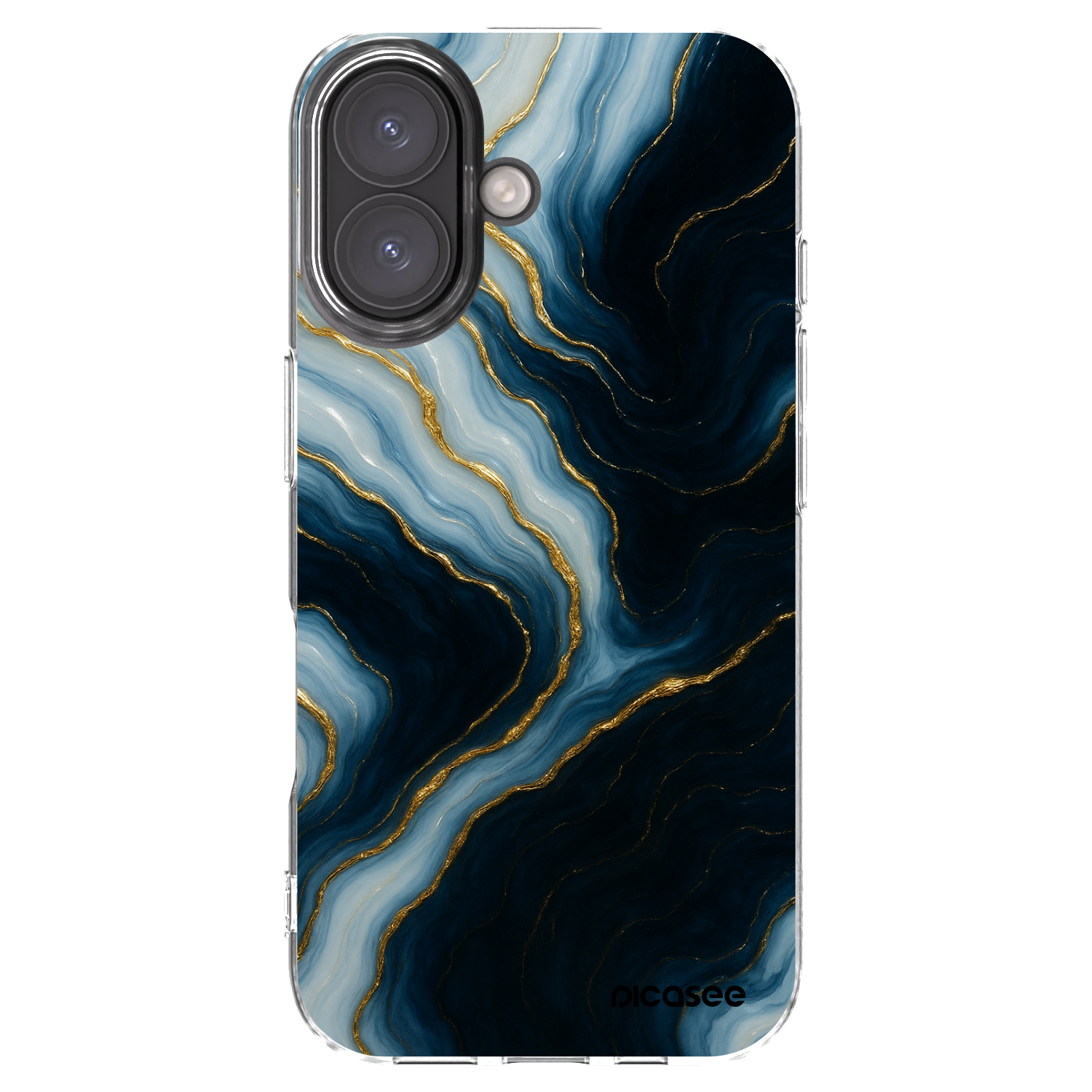 Silikónový prehľadný obal pre Apple iPhone 16 - Luna