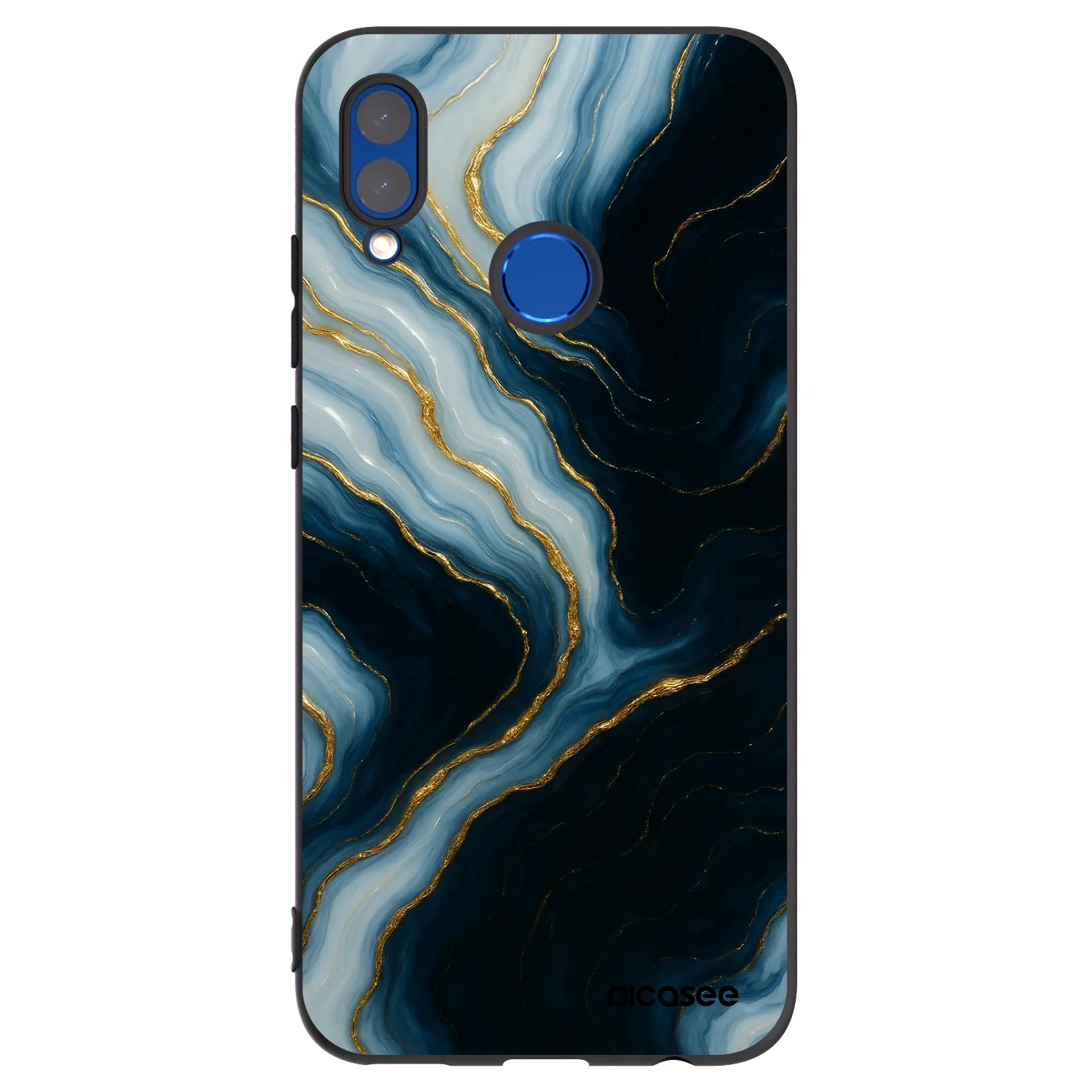 Picasee silikónový čierny obal pre Honor 10 Lite - Luna