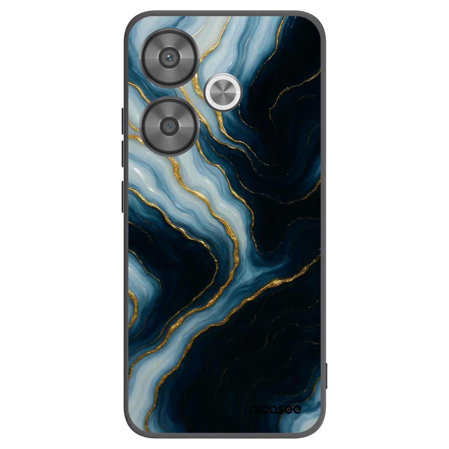 Silikónový čierny obal pre Xiaomi Poco F6 - Luna
