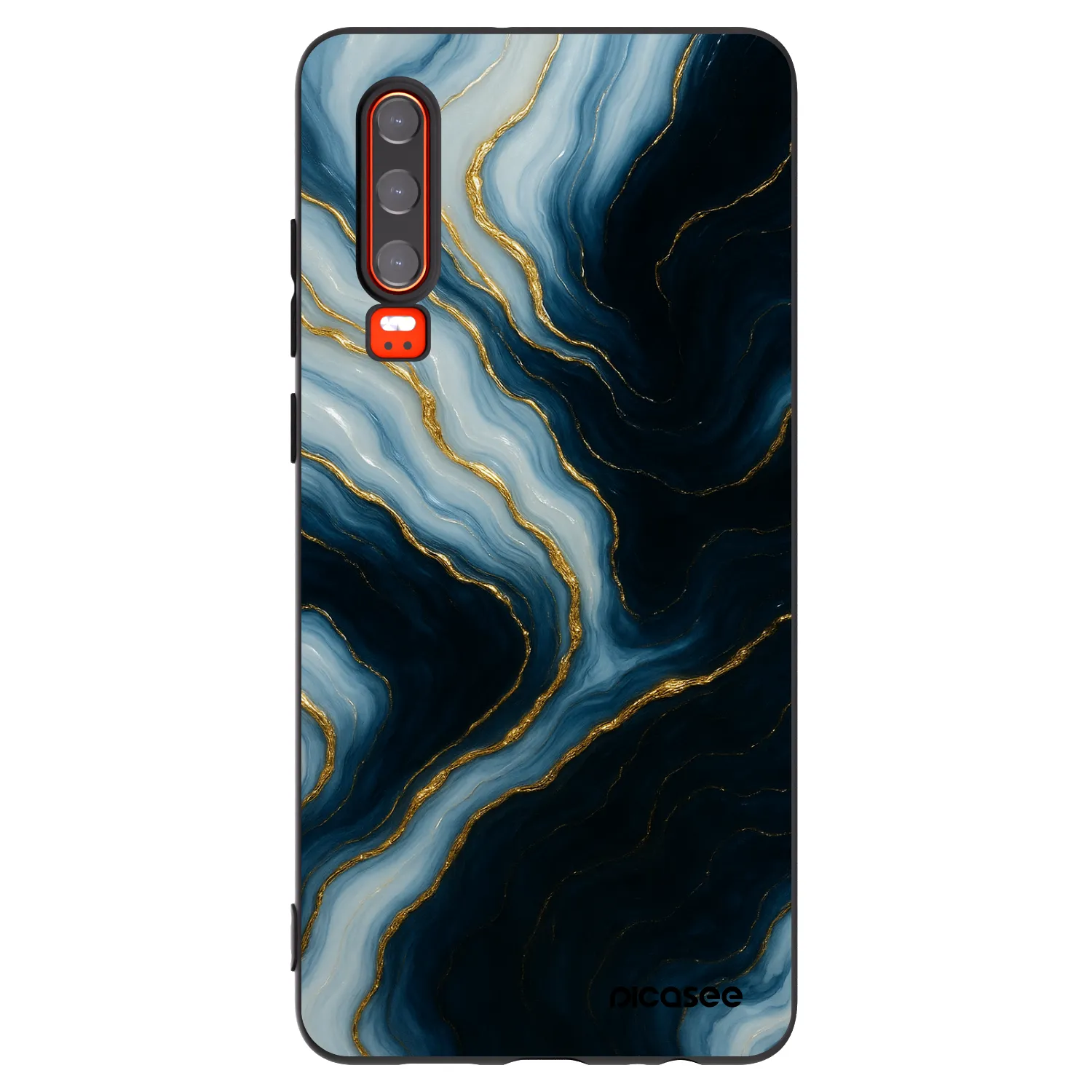 Picasee silikónový čierny obal pre Huawei P30 - Luna