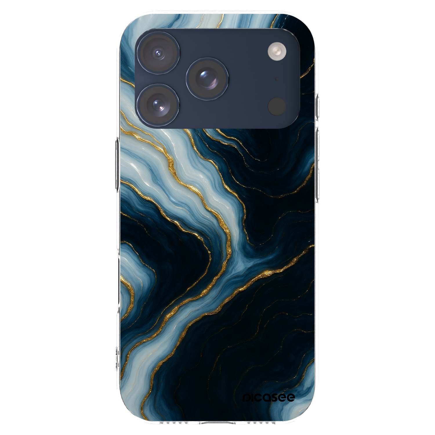 Picasee silikónový prehľadný obal pre Apple iPhone 17 Pro - Luna
