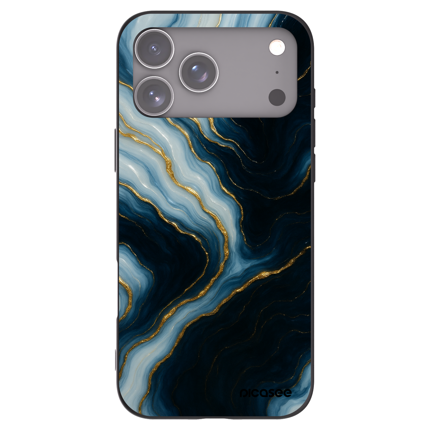 Silikónový čierny obal pre Apple iPhone 17 Pro Max - Luna