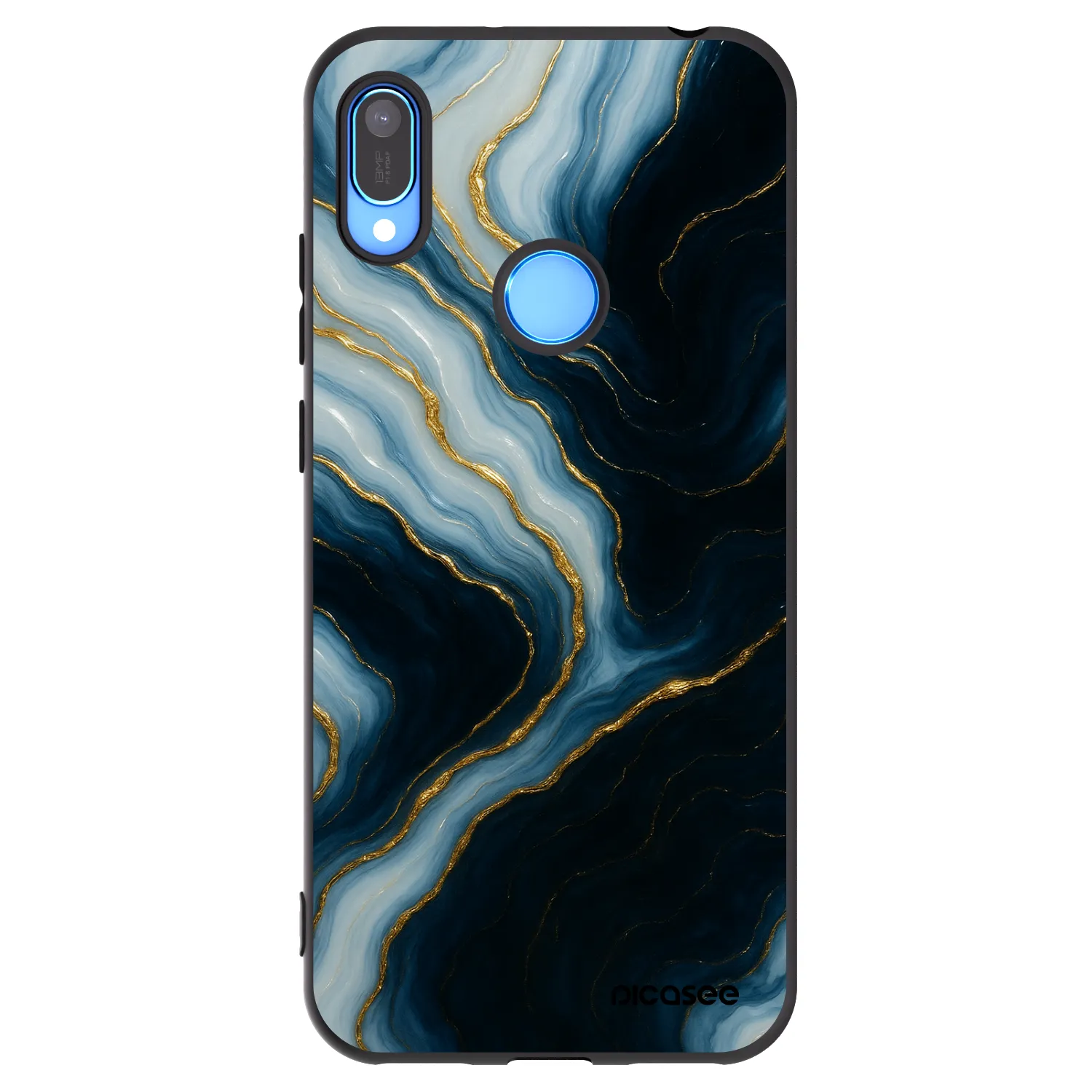 Picasee silikónový čierny obal pre Huawei Y6 2019 - Luna