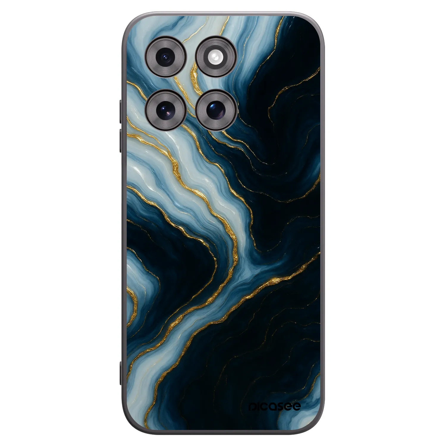Picasee silikónový čierny obal pre Motorola Moto G77 - Luna