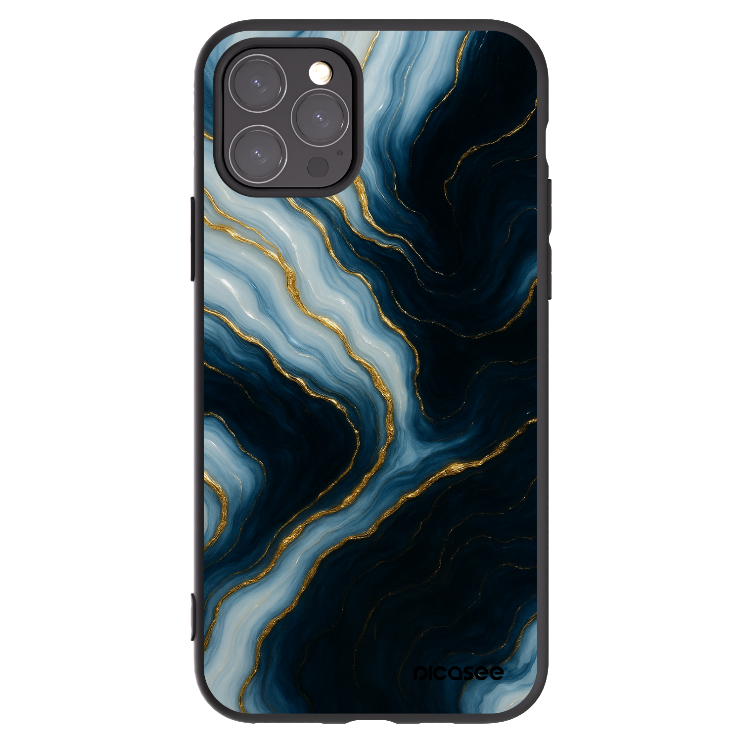 Picasee silikónový čierny obal pre Apple iPhone 11 Pro - Luna