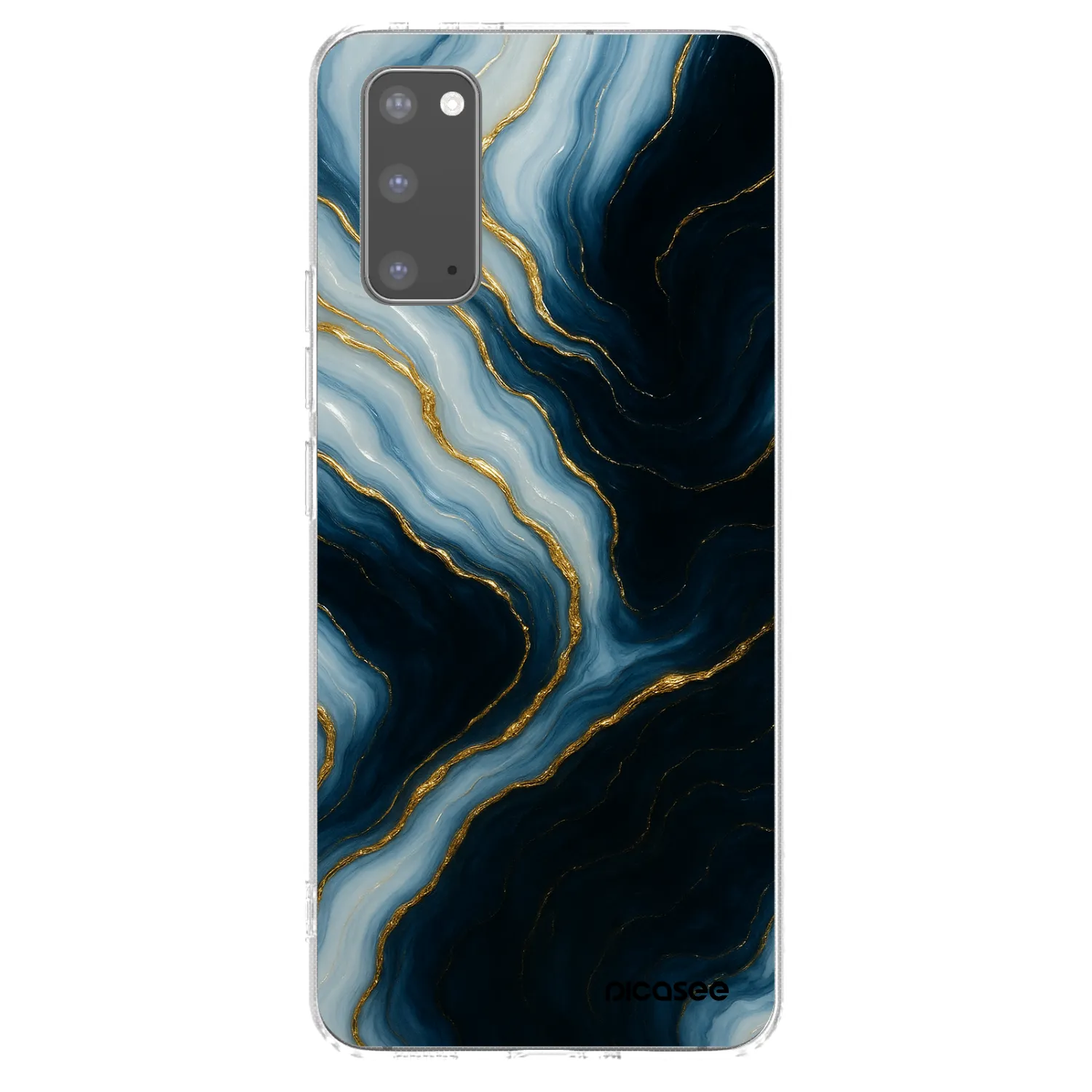 Picasee silikónový prehľadný obal pre Samsung Galaxy S20 G980F - Luna