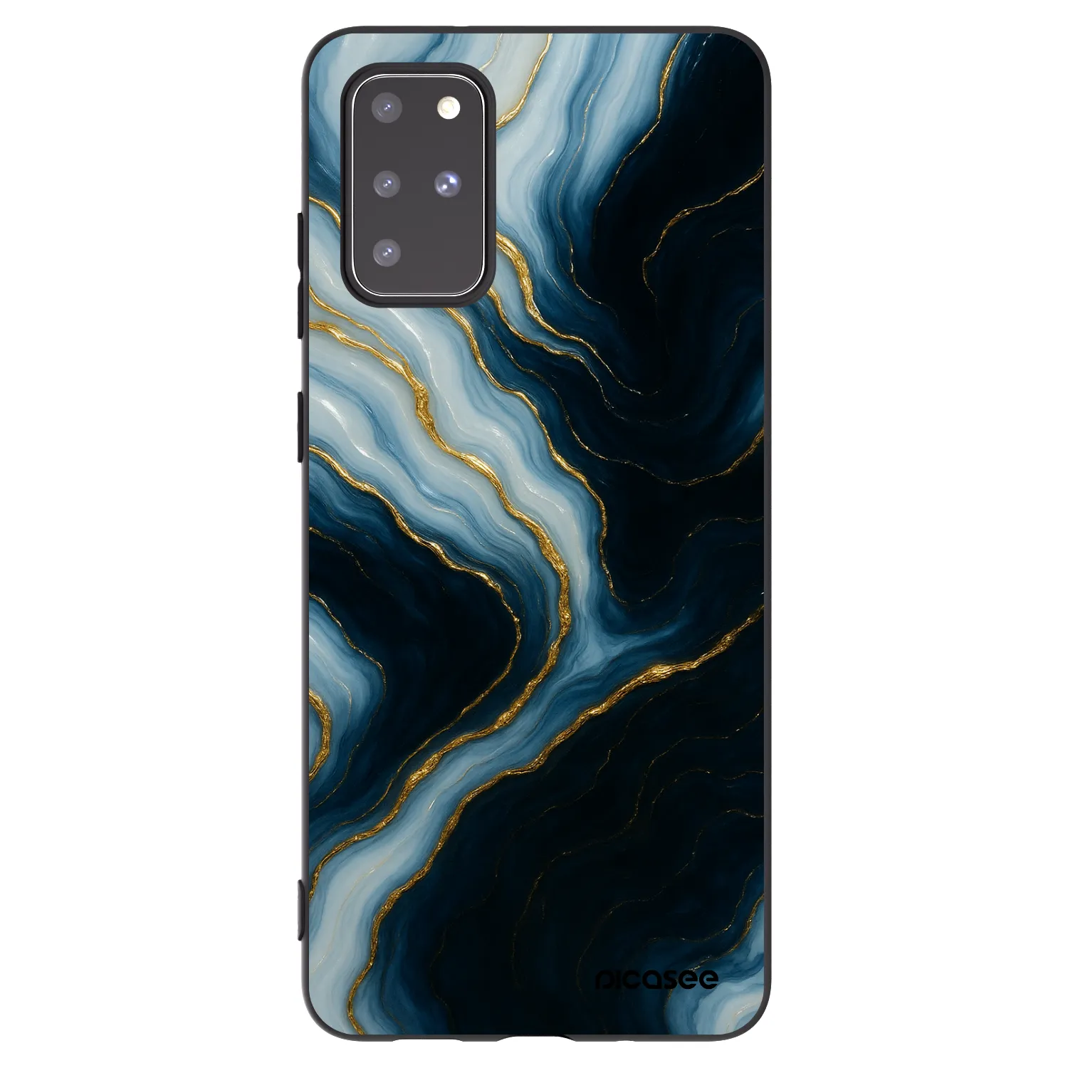 Picasee silikónový čierny obal pre Samsung Galaxy S20+ G985F - Luna