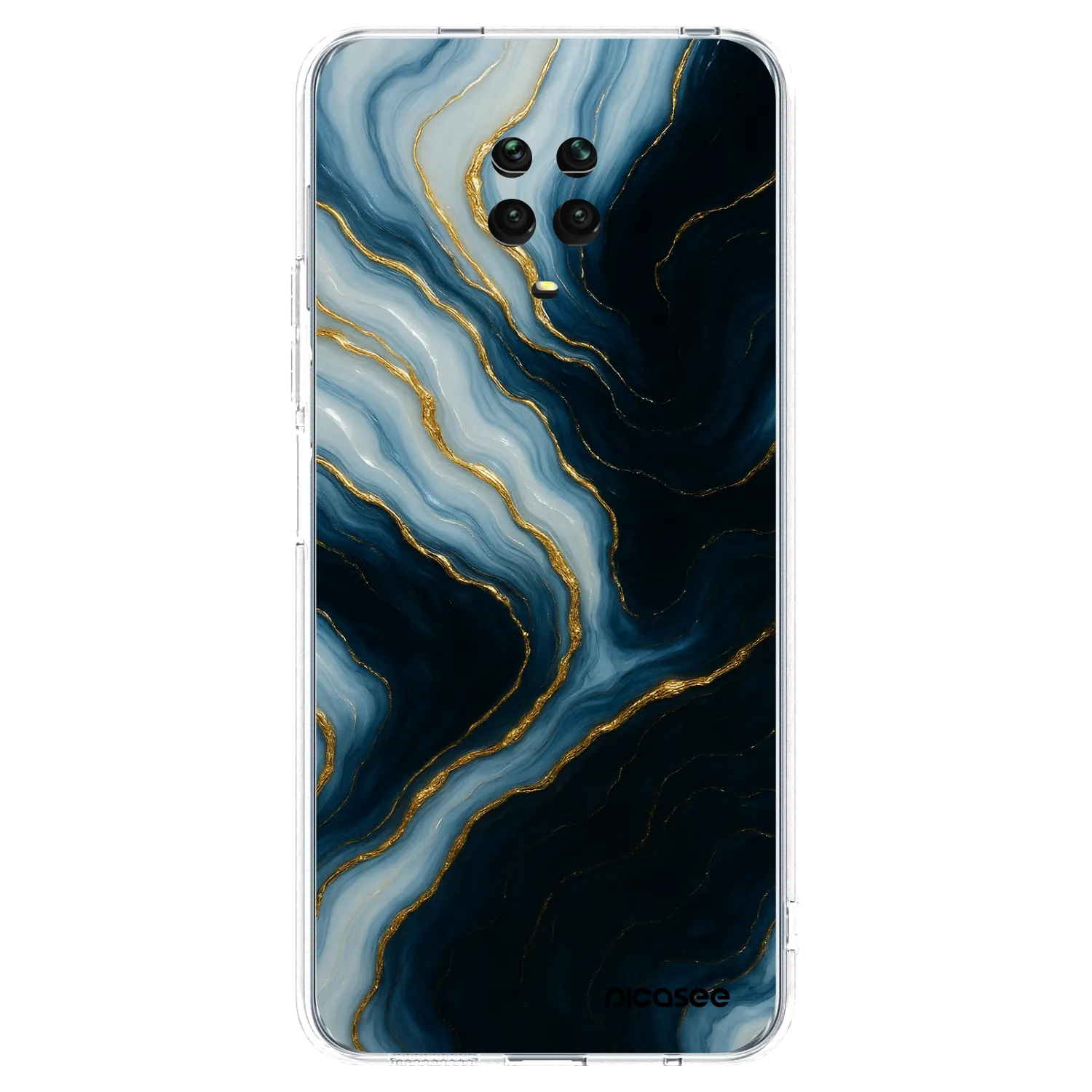 Picasee silikónový prehľadný obal pre Xiaomi Redmi Note 9 Pro - Luna