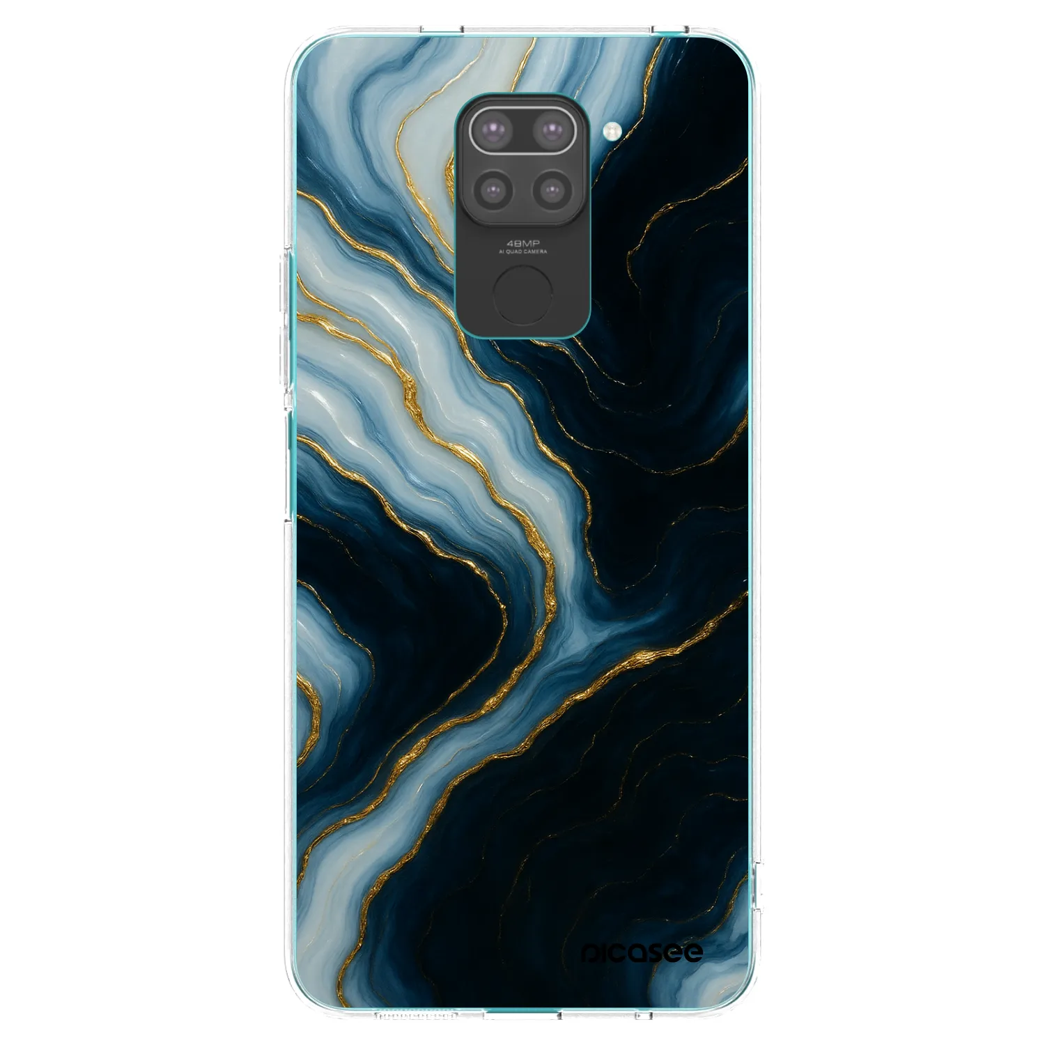 Picasee silikónový čierny obal pre Xiaomi Redmi Note 9 - Luna
