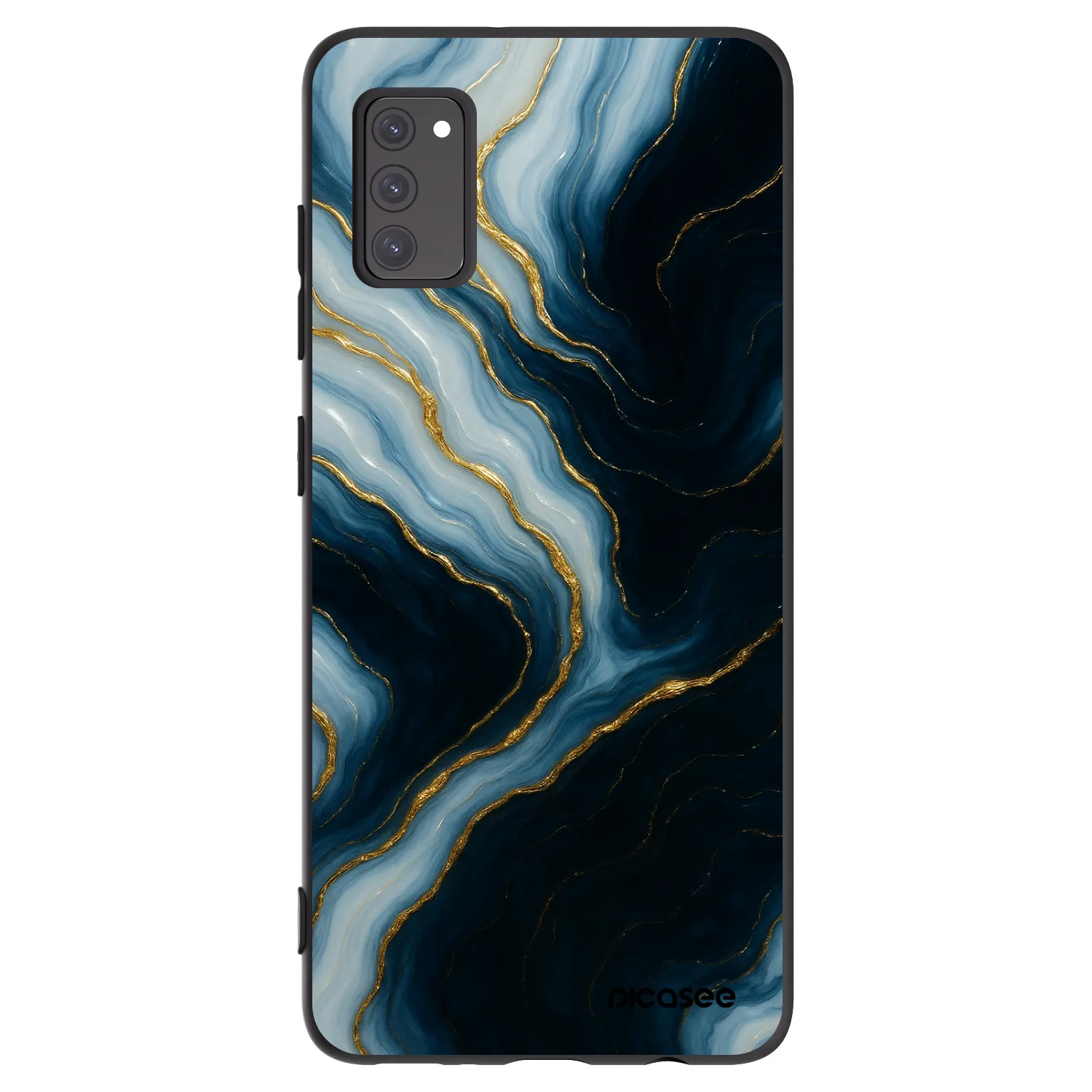 Picasee silikónový čierny obal pre Samsung Galaxy A41 A415F - Luna
