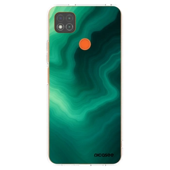 Picasee silikónový prehľadný obal pre Xiaomi Redmi 9C - Malachite