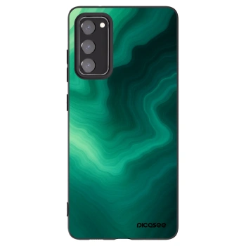Picasee silikónový čierny obal pre Samsung Galaxy S20 FE - Malachite
