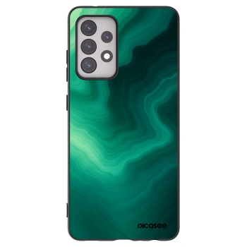 Picasee silikónový čierny obal pre Samsung Galaxy A52 5G A525F - Malachite