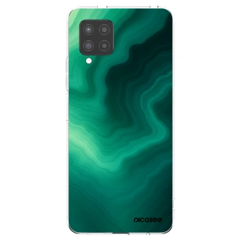 Picasee silikónový prehľadný obal pre Samsung Galaxy A42 A426B - Malachite