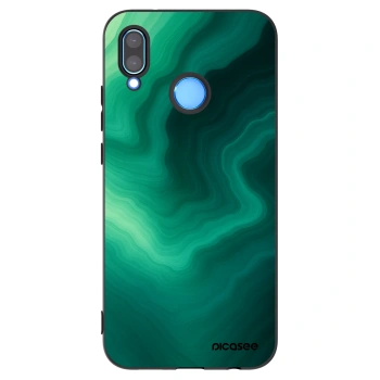 Picasee silikónový čierny obal pre Huawei P20 Lite - Malachite