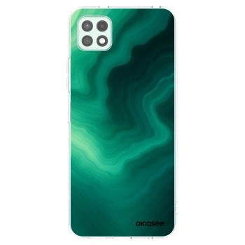 Picasee silikónový prehľadný obal pre Samsung Galaxy A22 A226B 5G - Malachite