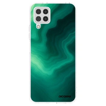 Picasee silikónový prehľadný obal pre Samsung Galaxy A22 A225F 4G - Malachite