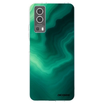 Picasee silikónový prehľadný obal pre Vivo Y72 5G - Malachite
