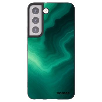 Picasee silikónový čierny obal pre Samsung Galaxy S22 5G - Malachite