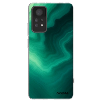 Picasee silikónový prehľadný obal pre Xiaomi Redmi Note 11 Pro 5G - Malachite