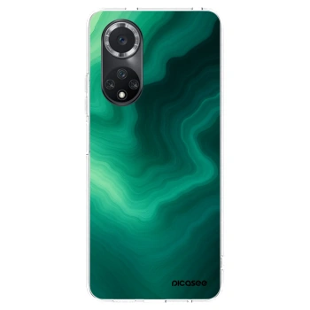 Picasee silikónový prehľadný obal pre Huawei Nova 9 SE - Malachite