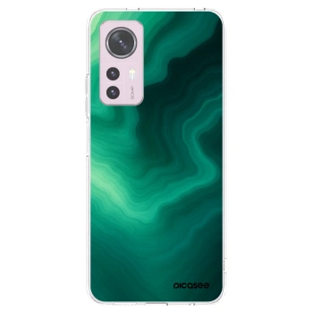 Picasee silikónový prehľadný obal pre Xiaomi 12 - Malachite