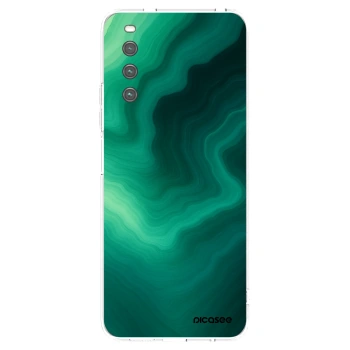 Picasee silikónový prehľadný obal pre Sony Xperia 10 IV 5G - Malachite