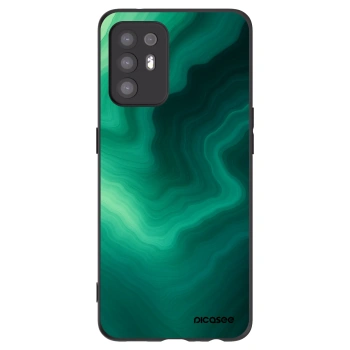 Picasee silikónový čierny obal pre OPPO A94 5G - Malachite