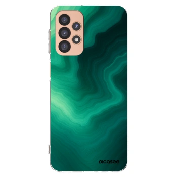 Picasee silikónový prehľadný obal pre Samsung Galaxy A23 A236B 5G - Malachite