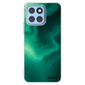 Picasee silikónový prehľadný obal pre Honor X6 - Malachite